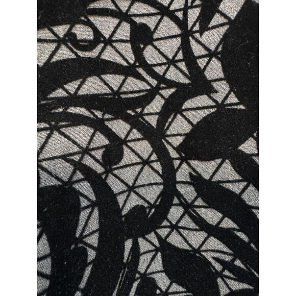 East 5th Womens A-Line Skirt Size 12 Black Gray Floral Whimsigoth Chic Boho - Picture 8 of 12